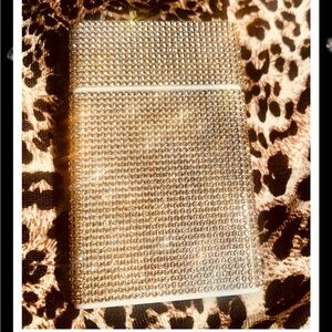 💎💕💎 Champagne Glow Rhinestone Cigarette Case  💎💕💎